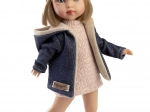 Muñeca realista Penelope de 34 cm con cuerpo de vinilo completo