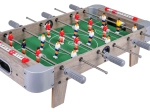 Futbolín de mesa gris – versión compacta para mesa