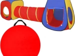 Tienda de juego infantil 3 en 1 Tipi + Túnel + Casita
