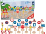 Juego de señales de tráfico de madera SMALL FOOT
