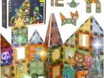 Bloques magnéticos luminosos para niños