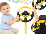 Volante infantil interactivo Woopie con luces amarillo - 1 unidad